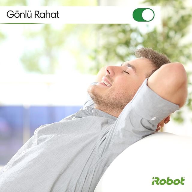 iRobot’un kaliteli ve profesyonel temizliği sayesinde, “Gönlü Rahat” modunu açabilirsiniz.. 😁🤖💚 

#iRobotRoomba #iRobot #RobotSüpürge