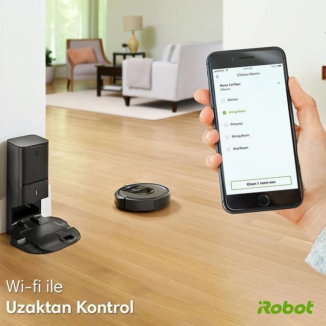 Roomba, temizlediği odanın büyüklüğüne ve boyutuna göre buna kendi başına karar verir. Siz sadece Wi-fi ile uzaktan kontrol edin, Roomba her detaya dikkat edecektir. 🤗💚

#Roombai7 #iRobot #RobotSüpürge