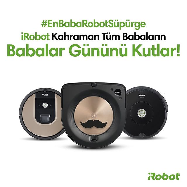 Evinizin temizlik kahramanı iRobot, tüm babaların Babalar Gününü kutlar. 🤖😎

#EnBabaRobotSüpürge