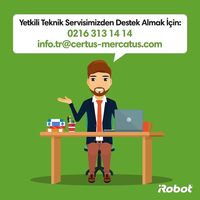 Roomba robot süpürgeniz veya Braava paspasınızla yaşadığınız herhangi bir konuda çözüm isterseniz, 0216 313 14 14 numaralı yetkili teknik servisimizden, 0216 504 15 44 numaralı merkez ofisimizden ya da info.tr@certus-mercatus.com adresimizden destek alabilirsiniz.
Sizlere yardımcı olmaktan memnuniyet duyarız. 🤗💚

#iRobot #Roomba #RobotSüpürge #iRobotYetkiliServis
