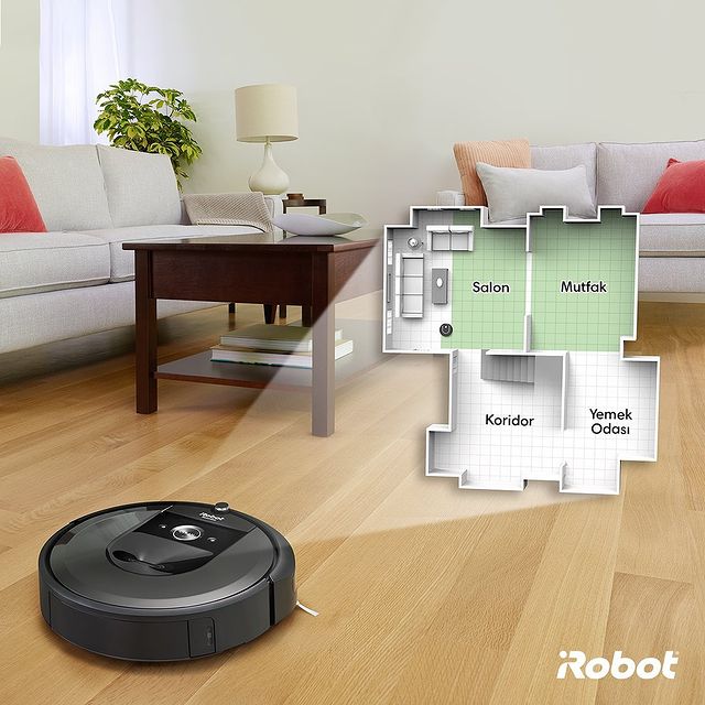 Roomba i7+’ın akıllı haritalama teknolojisi ile bir alanı istediğiniz şekilde bölebilir, ayrı alanları adlandırabilir ve bu alanlar için temizleme sürelerini programlayabilirsiniz.

#iRobot #Roomba #Roombai7Plus #RobotSüpürge #AkıllıRobotSüpürge #VaktinizSizeKalsın
