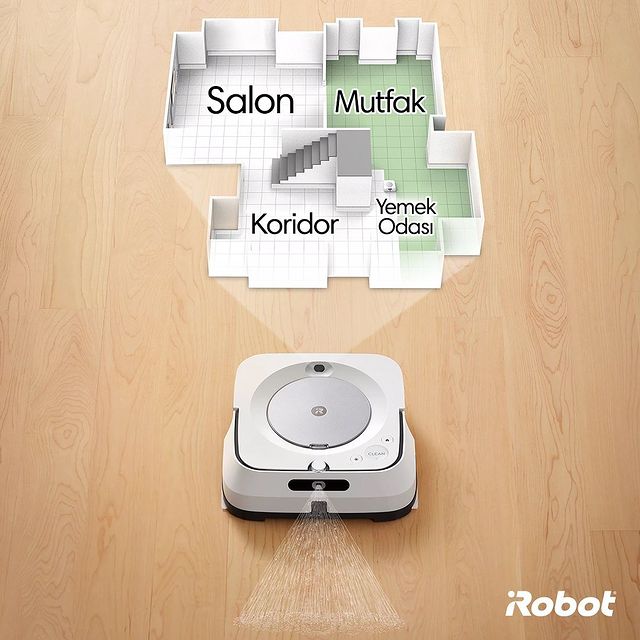 Paspaslama işlemi Braava jet m6 sayesinde artık çok kolay. Imprint akıllı haritalama ile uygulama üzerinden yönlendirme yapabilir, oda seçimi yaparak paspaslama işlemini başlatabilirsiniz. 🤖🤖

#iRobot #Roomba #Braava #Braavam6 #AkıllıRobotSüpürge  #VaktinizSizeKalsın
