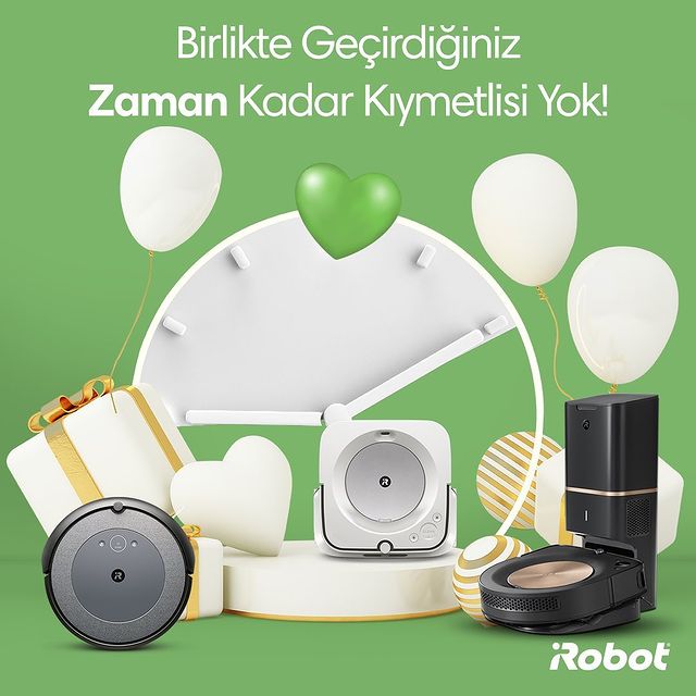 Zaman en kıymetli armağan. Profildeki linkten tüm Roomba®️ ve Braava®️ modellerinde 14 Şubat’a kadar geçerli SEV10 kodu ile %10 indirim fırsatı!

Roomba®️robot süpürge ve Braava®️ robot paspaslar ile sevdiklerinize en değerli olan zamanı hediye edin. 🎁🤖💚

#SevgililerGünü #iRobot #Roomba #RoombaRobotSüpürge #AkıllıRobotSüpürge #BraavaRobotPaspas #ZamanSizin