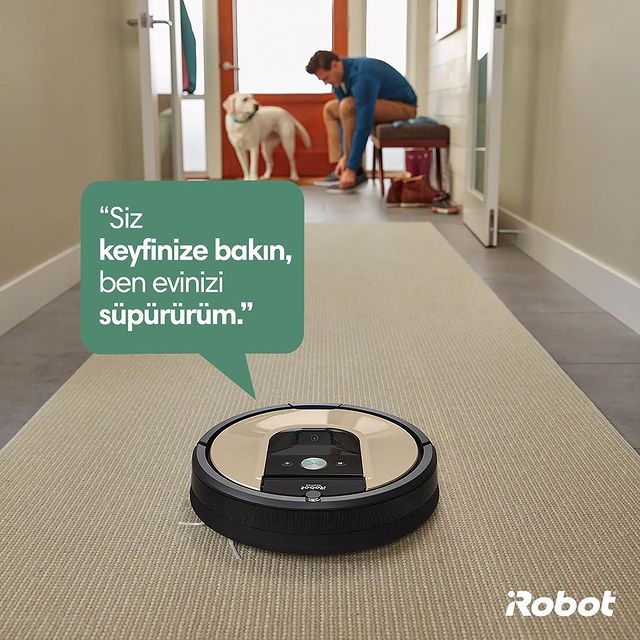 “Siz keyfinize bakın, ben evinizi süpürürüm.” 🤖💚
Hem de indirimli fiyatımla… ☺️

#iRobot #Roomba #Roomba976 #VaktinizSizeKalsın