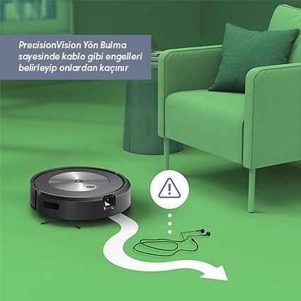 #Roomba j7 akıllı robot süpürge, kabloları algılıyor ve onlardan kaçınıyor!
Nasıl mı?
PrecisionVision teknolojisi ile.

#iRobot #Roombaj7 #AkıllıRobotSüpürge #PrecisionVision #ZamanSizin